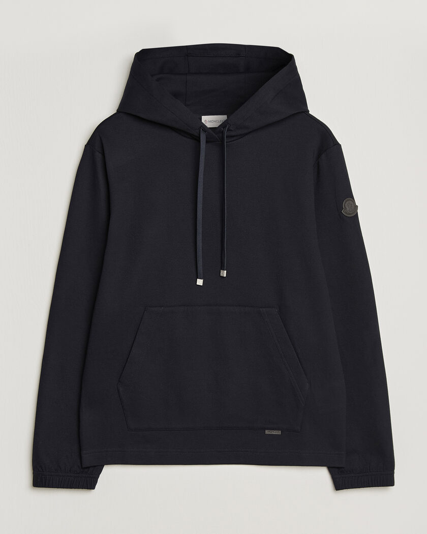 Ralph Lauren Purple Label Luxury Fleece Bear Hoodie Black at