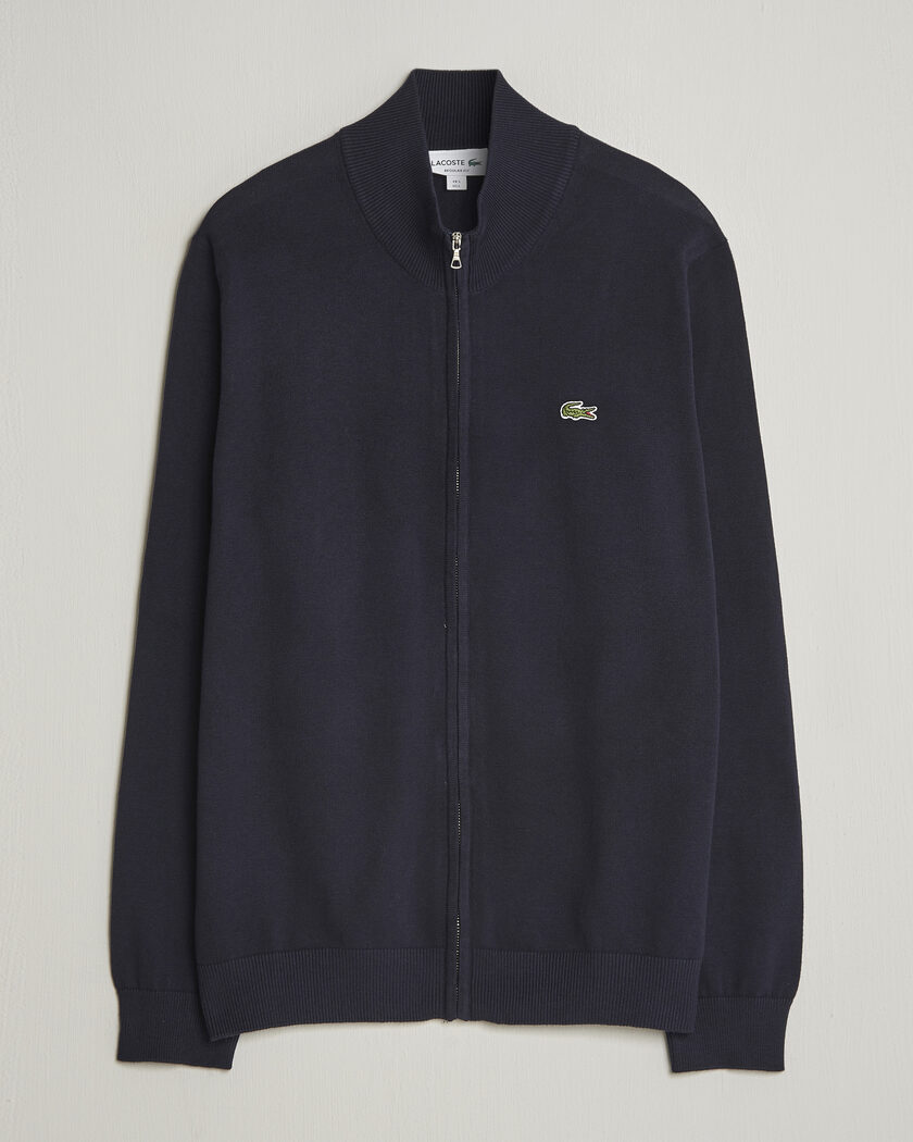 Moncler Hybrid Zip Cardigan Navy at CareOfCarl.com