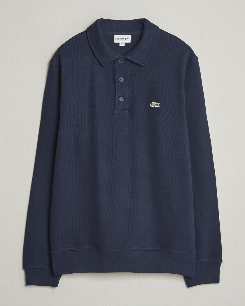 Lacoste Polo Sweater Navy Blue – Blue