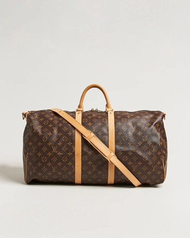 Louis Vuitton Pre-Owned Keepall Bandouliére 55 Monogram – Brown