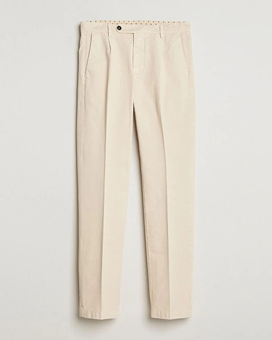 Massimo Alba Ionio Cotton Trousers Light Beige – Beige