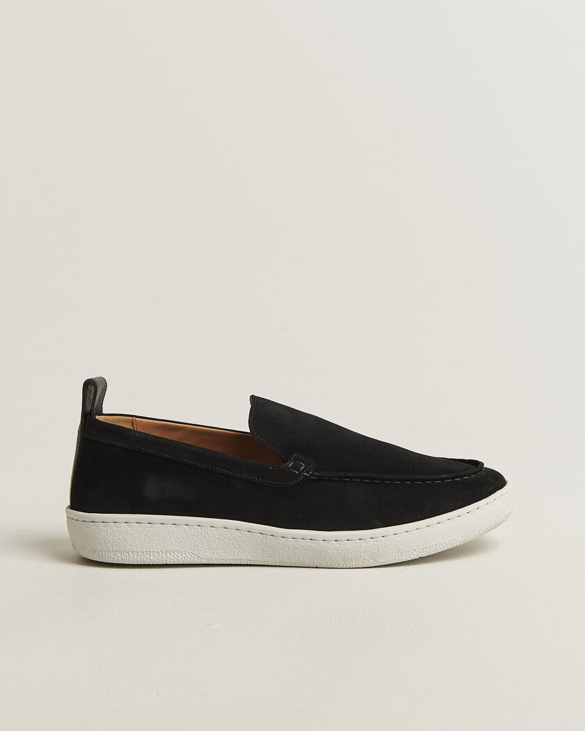 Sanders Aldwych Calf Penny Loafer Black at CareOfCarl.com