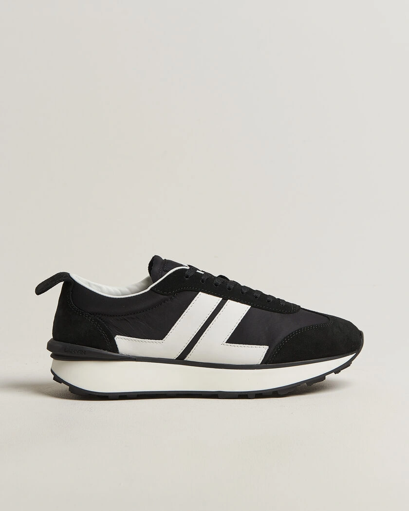 Lanvin Bumpr Running Sneakers Black/White – Black
