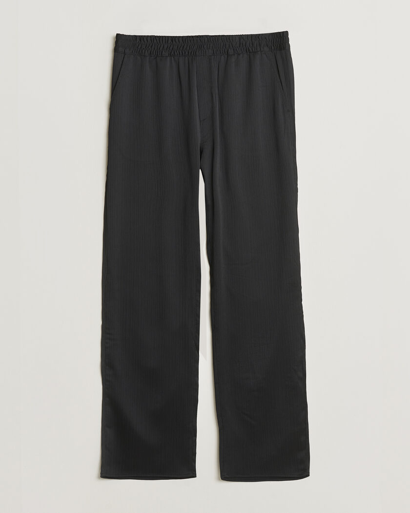 Les Deux Houston Plissé Pants Black – Black