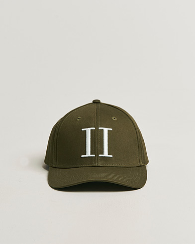 LES DEUX Encore Organic Baseball Cap Olive Night – Green