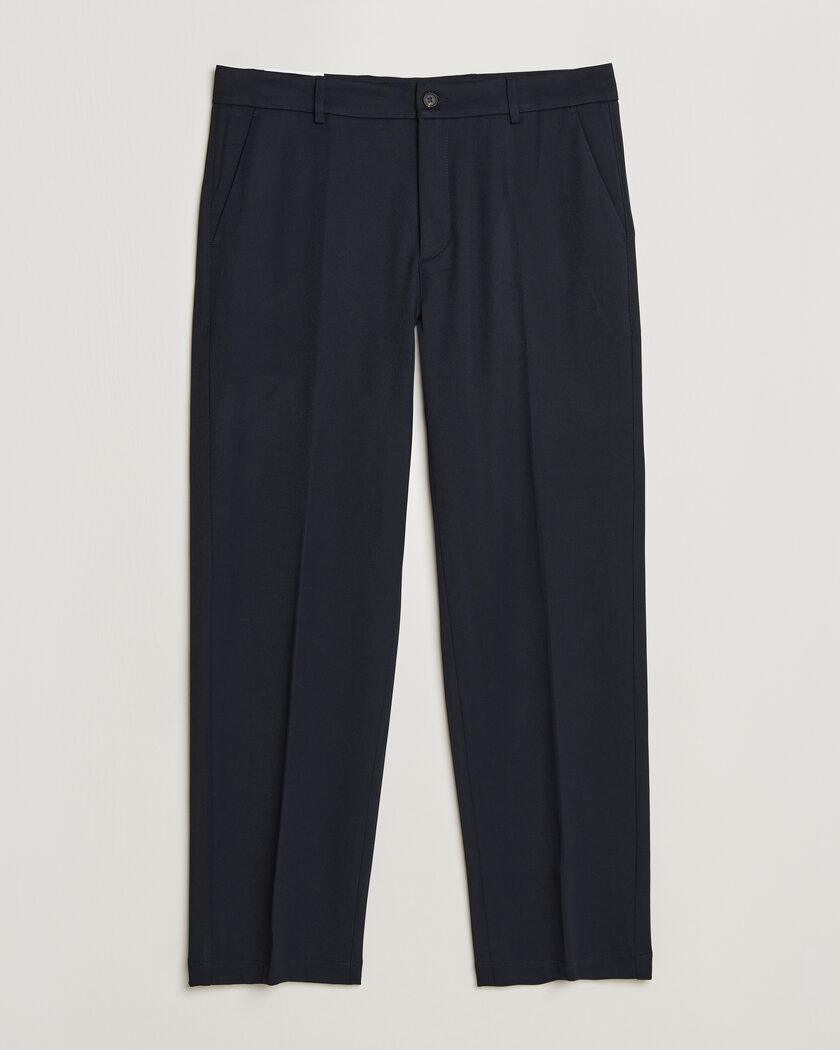 Les Deux Como Solid Slack Pants Dark Navy – Blue