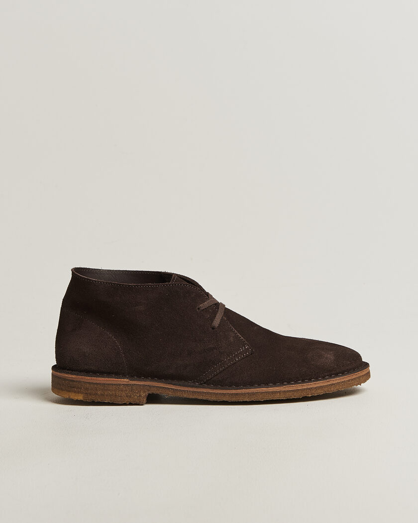 Astorflex Montflex Chukka Boots Dark Brown Suede – Brown