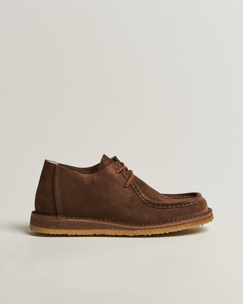 Astorflex Beenflex Shoes Dark Khaki Suede – Brown