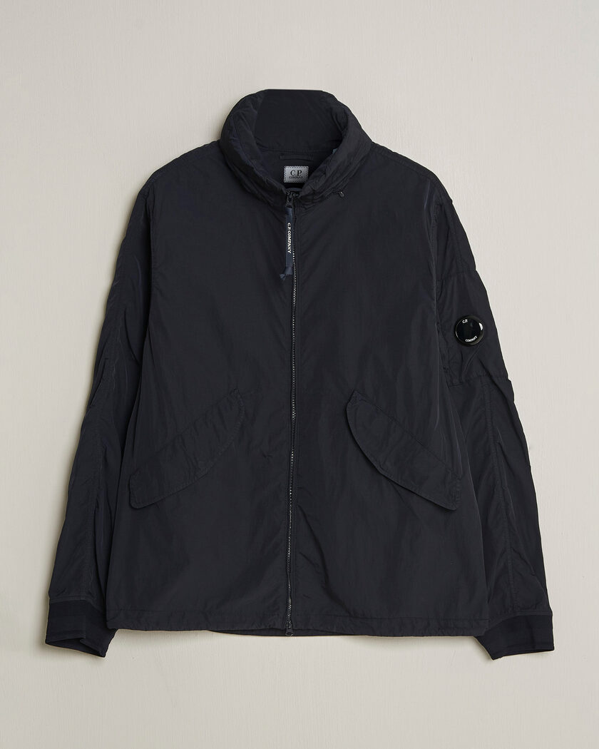 Woolrich Cruiser Eco Cotton Bomber Jacket Melton Blue at