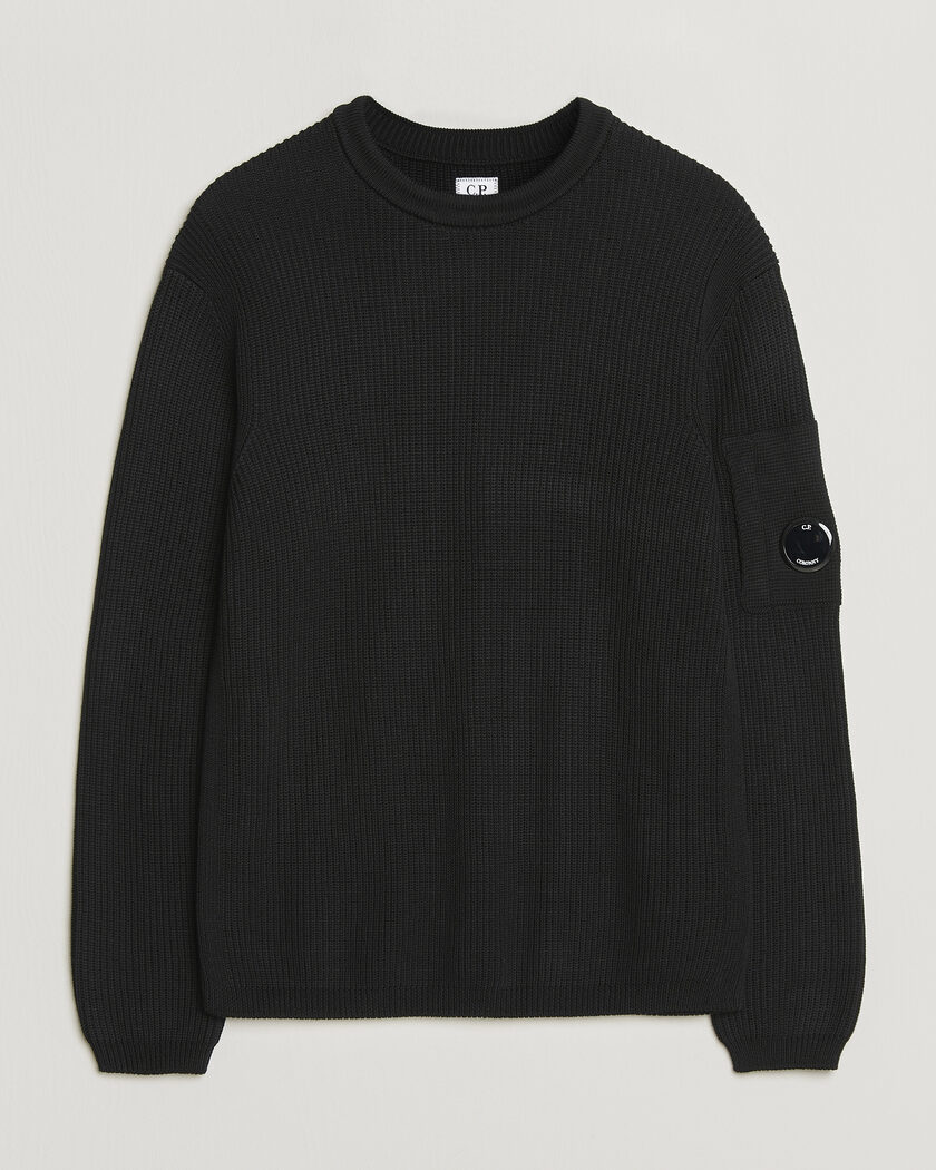 J.Lindeberg Falkor Jacquard Knit Sweater Black at CareOfCarl.com