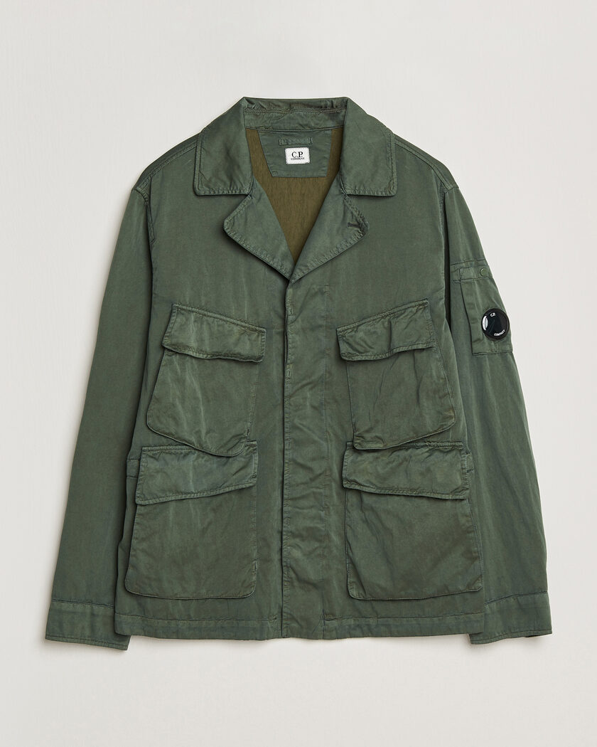 orSlow Oxford Coverall Chore Jacket Army Green at CareOfCarl.com