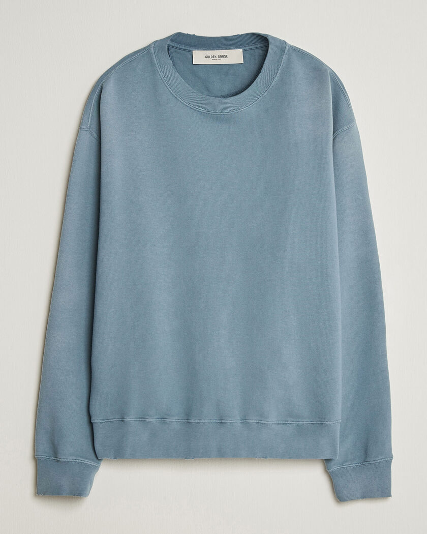 Stone Island Garment Dyed Fleece Sweatshirt Melange Grey at