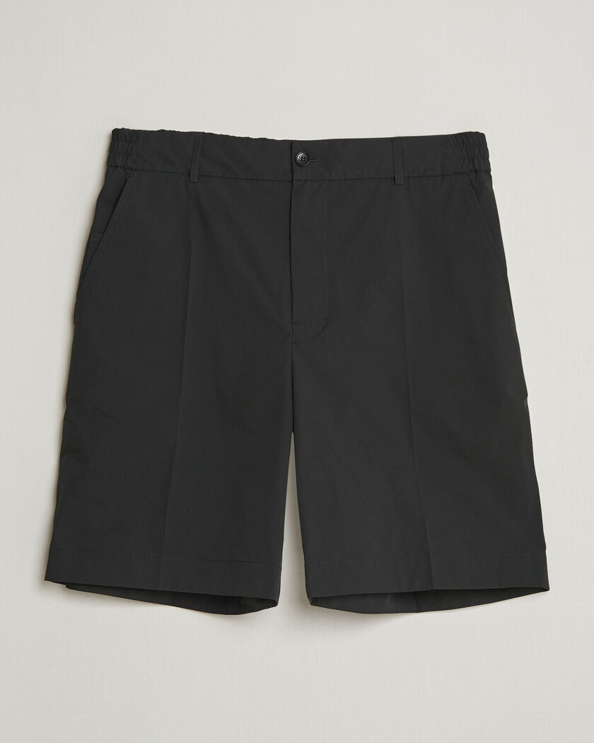 Moncler Lightweight Seersucker Shorts Black – Black