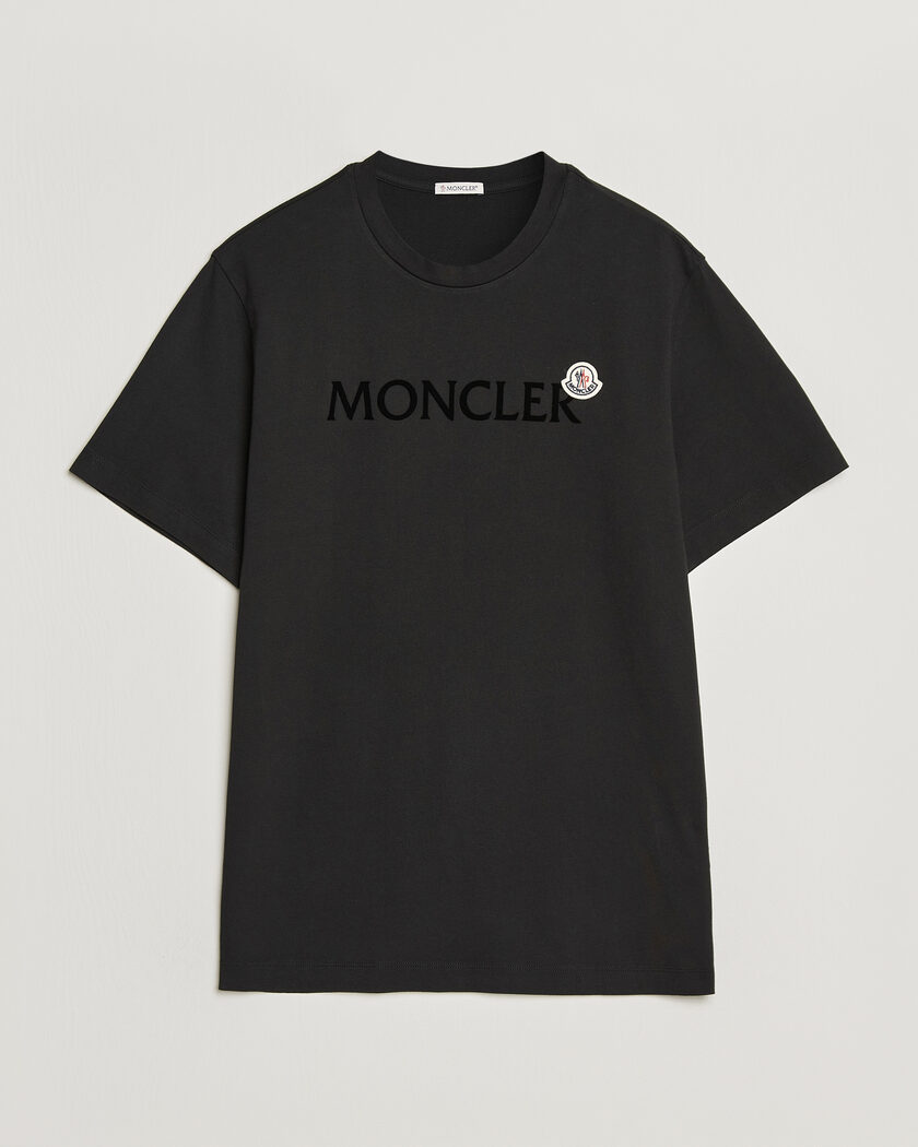 Moncler Lettering Logo T-Shirt Black – Black