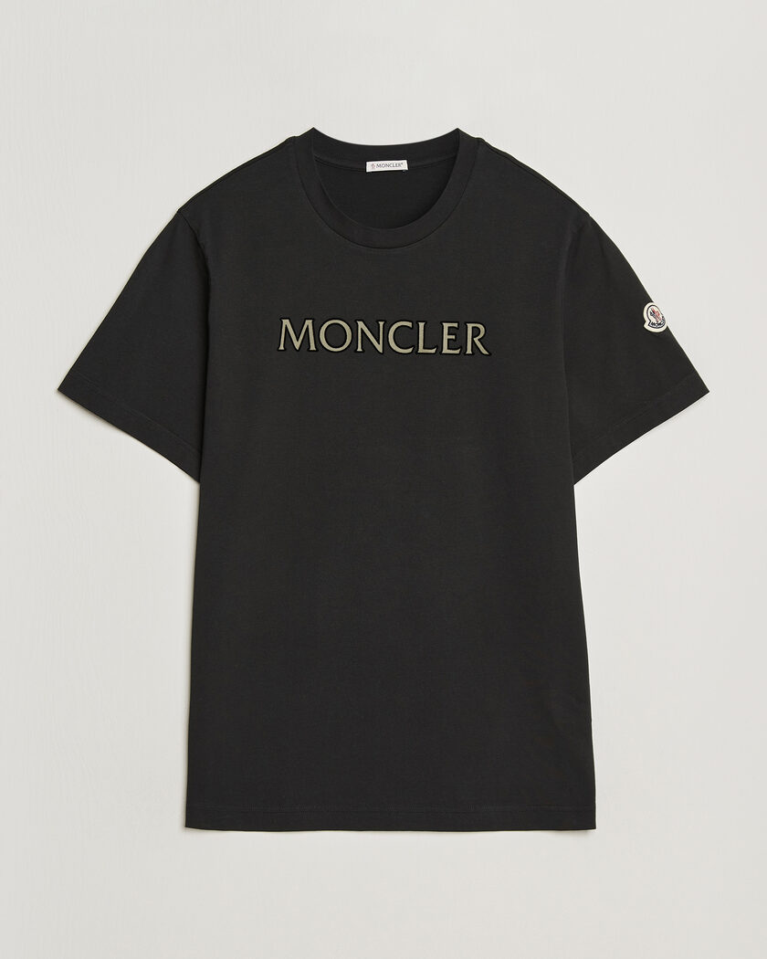 Moncler Genius Short Sleeve T-Shirt Black at CareOfCarl.com