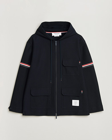 Zegna Water Repellent Nylon Field Jacket Navy at CareOfCarl.com