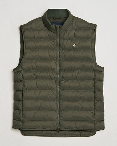 Morris Norfolk Liner Vest Olive – Green