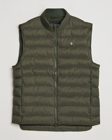Morris Norfolk Liner Vest Olive – Green