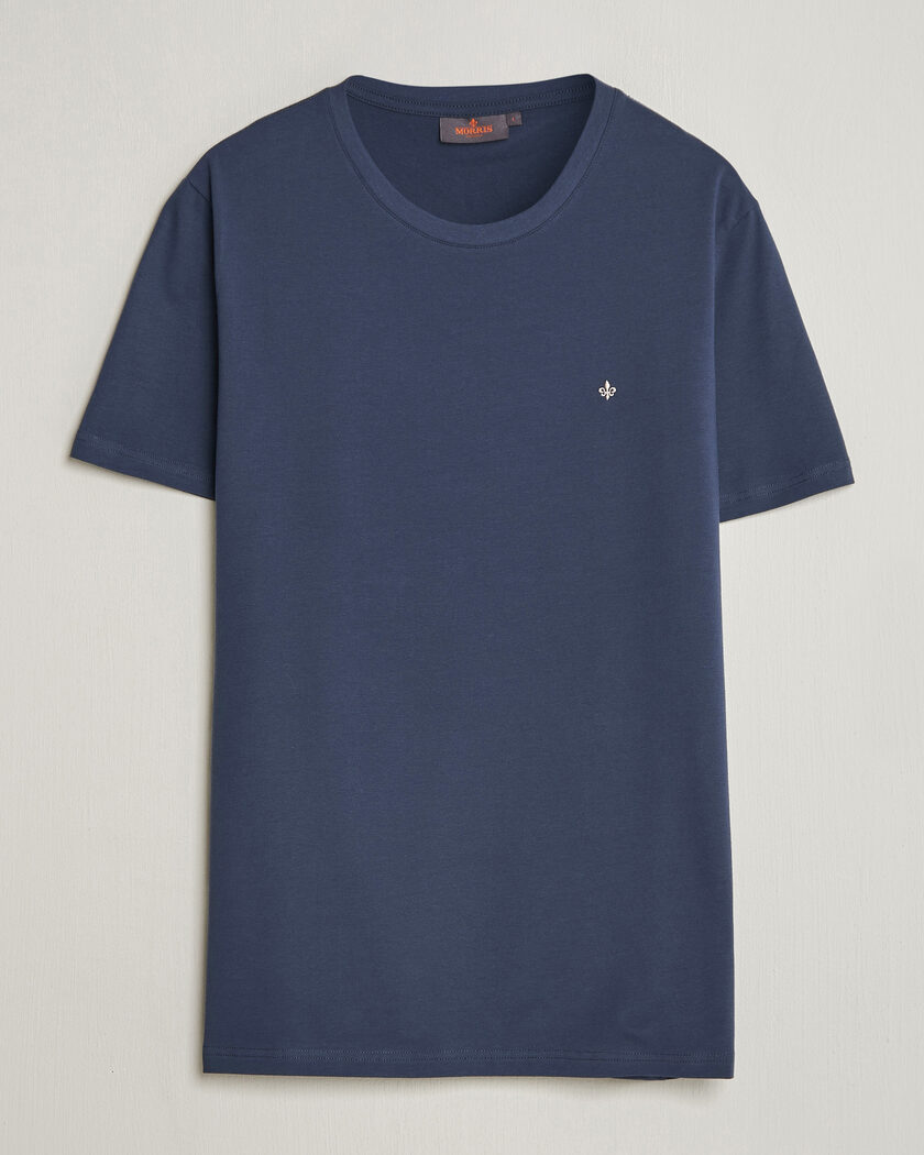 Brunello Cucinelli Cotton/Linen T-Shirt Light Blue at CareOfCarl.com