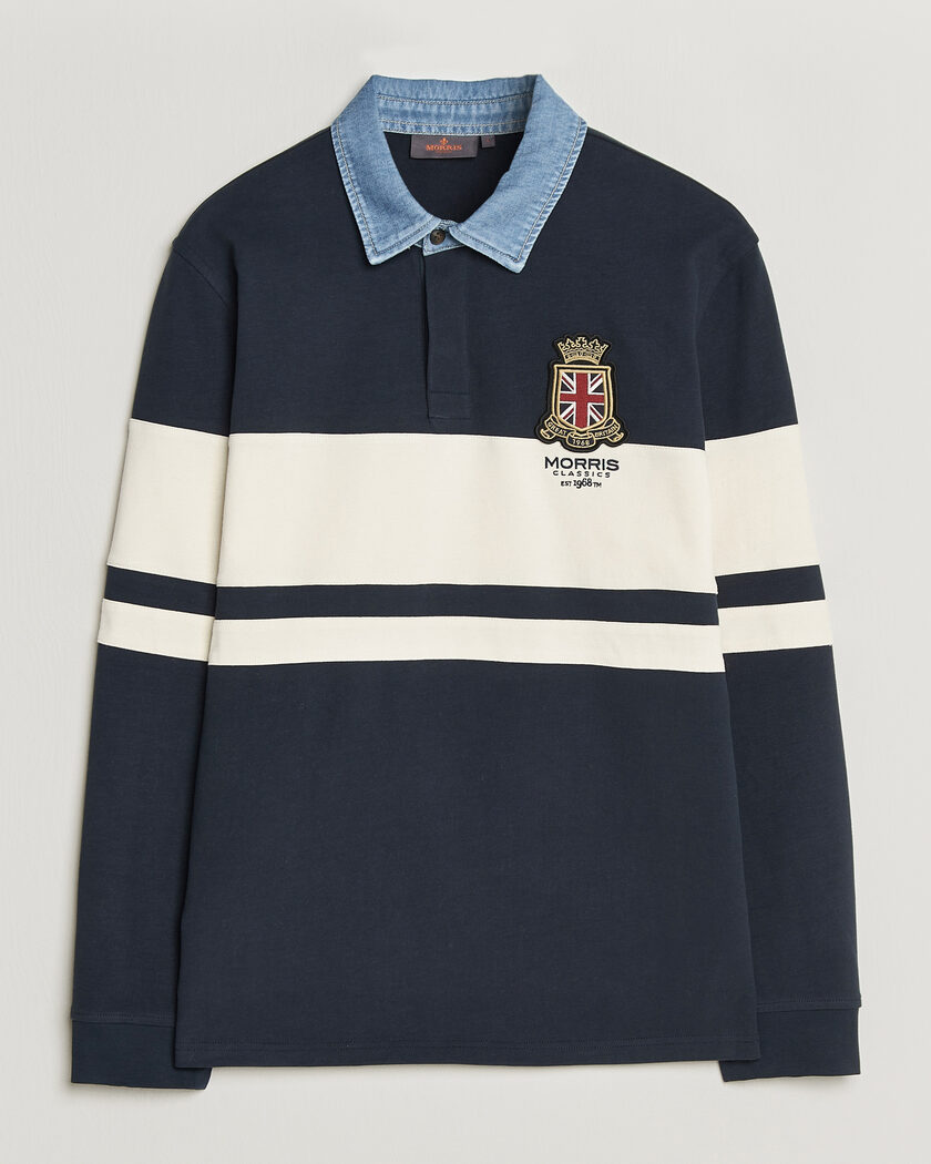 BELVET Striped Rugby Shirt 即完品 Striped Rugby Shirt – BELVET