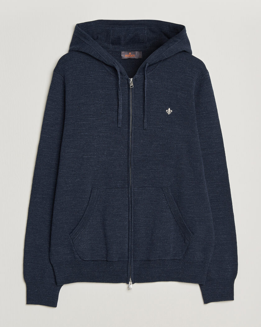 Morris Randall Full-Zip Hoodie Navy – Blue