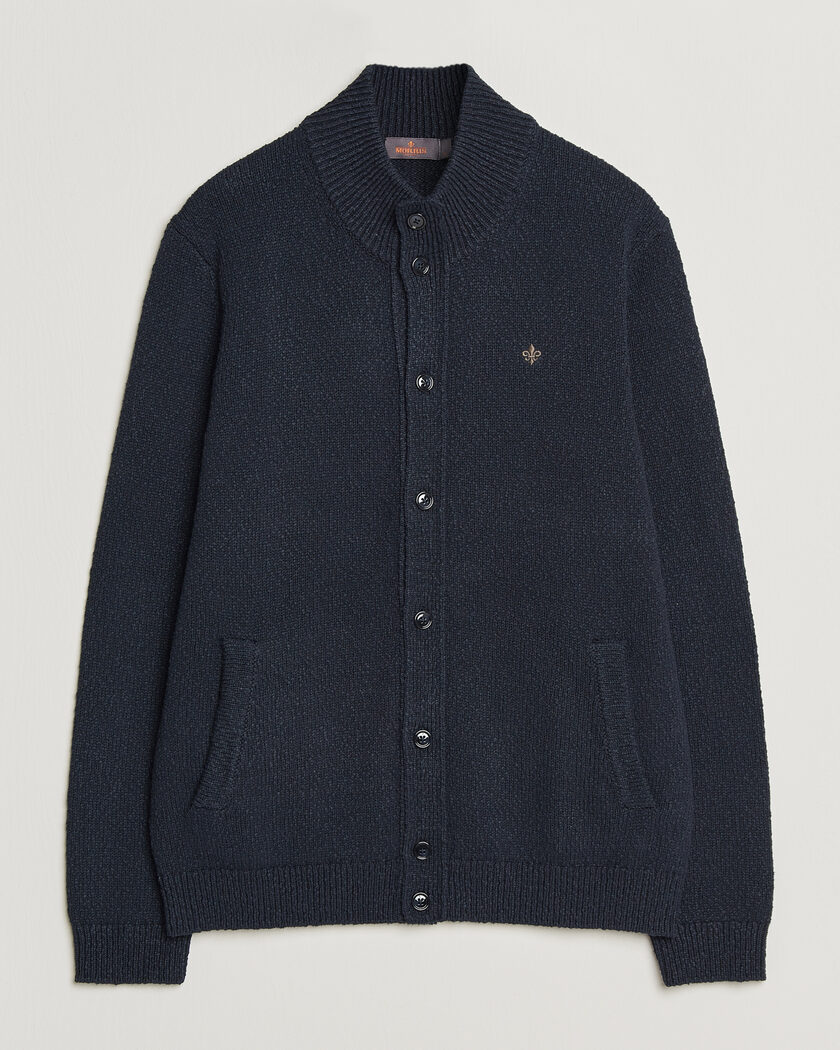 John Smedley Petworth Extra Fine Merino Cardigan Midnight at