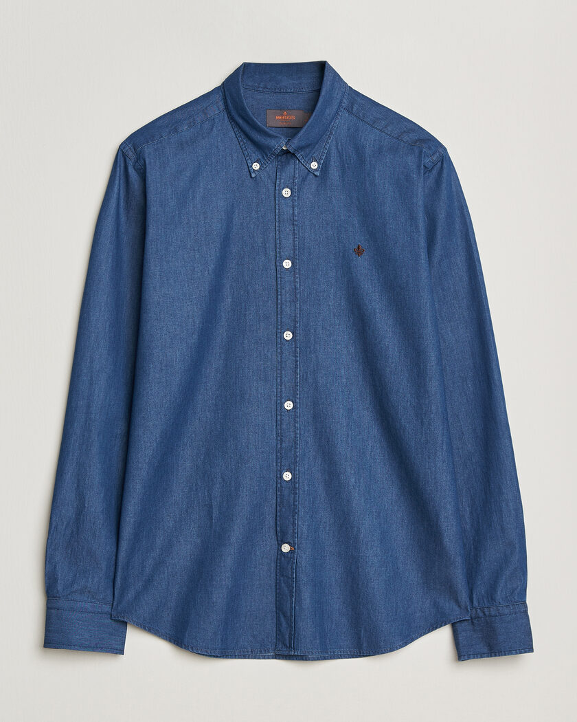 Morris Light Denim Shirt Blue – Blue