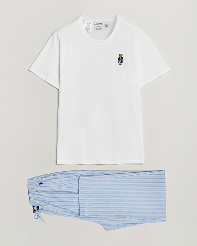 Polo Ralph Lauren Cotton Pyjama Set Andrew Stripe/White – Multi-colour