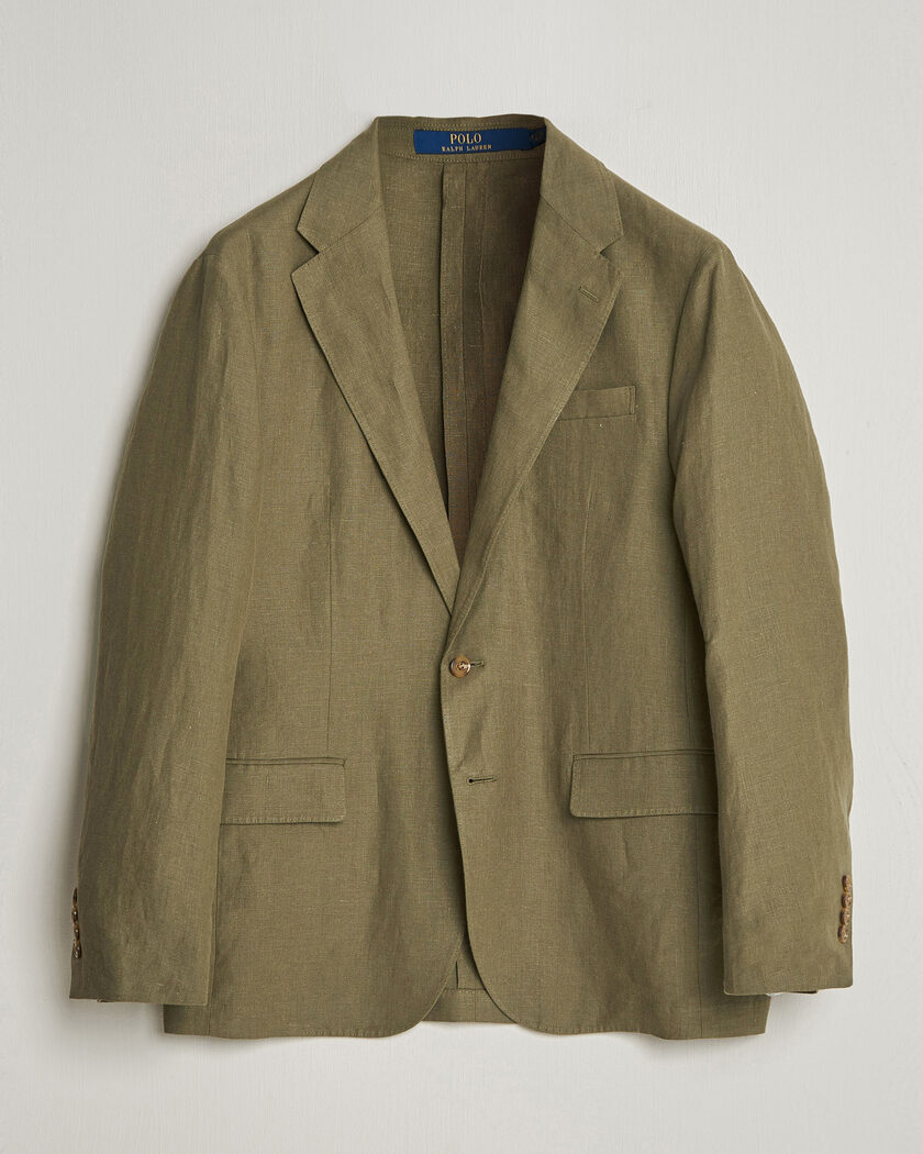 Polo Ralph Lauren Linen Sportcoat Basic Olive – Green