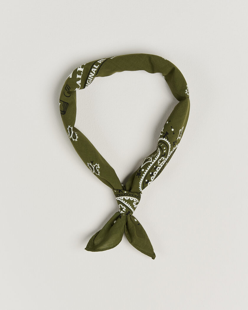 Polo Ralph Lauren Cotton Printed Bandana Supply Olive – Green