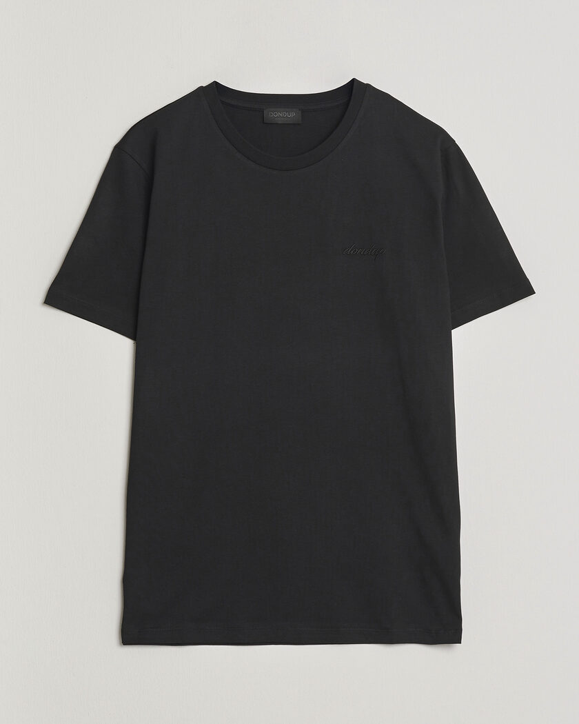 Dondup Logo Crew Neck T-Shirt Black – Black