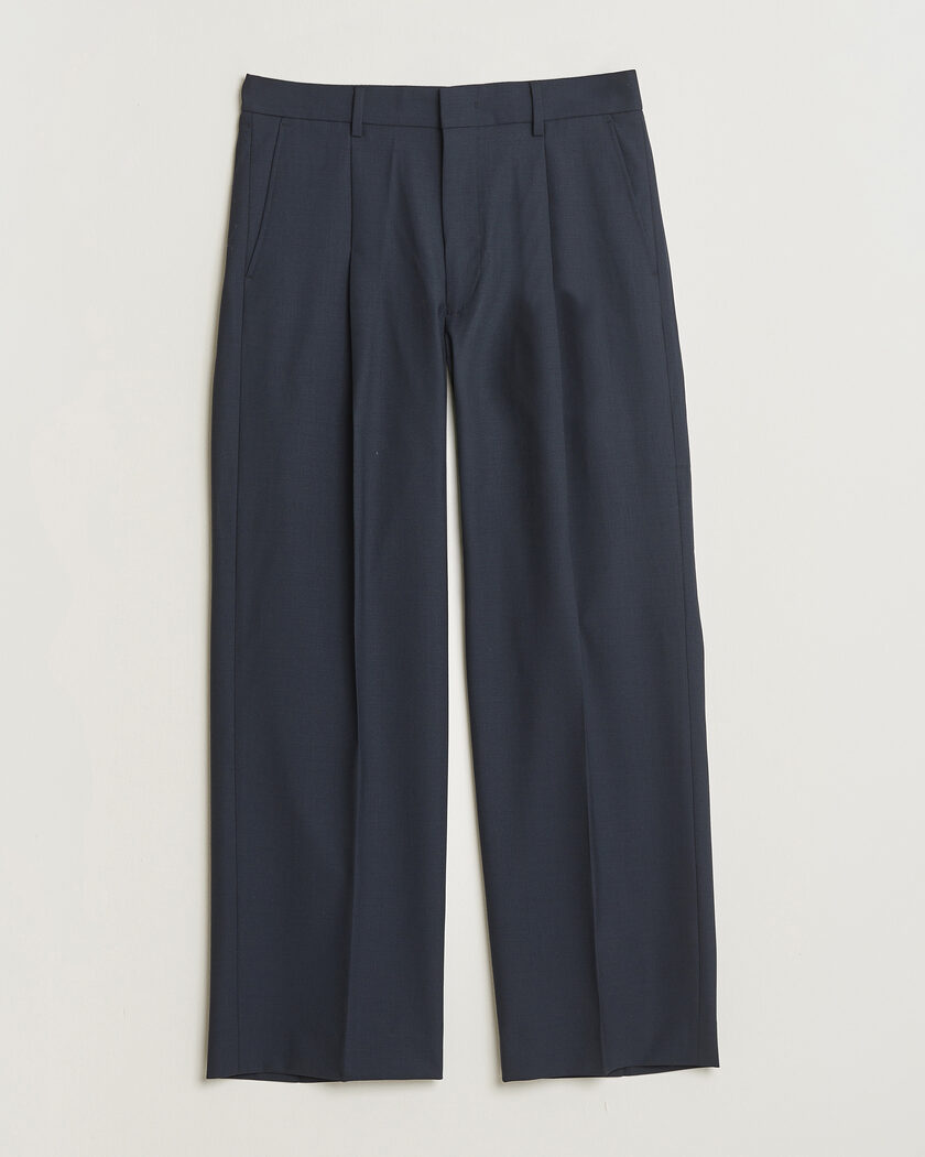 Giorgio Armani Jersey Corduroy Pants Navy at CareOfCarl.com