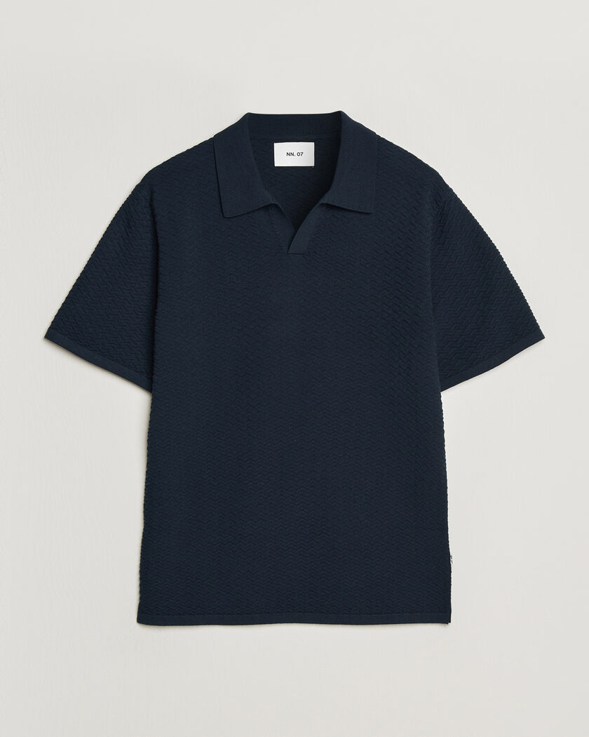 JOHN SMEDLEY STANDARD FIT ADRIAN ネイビー Adrian - John Smedley's Sea Island Cotton Polo Shirt | John Smedley