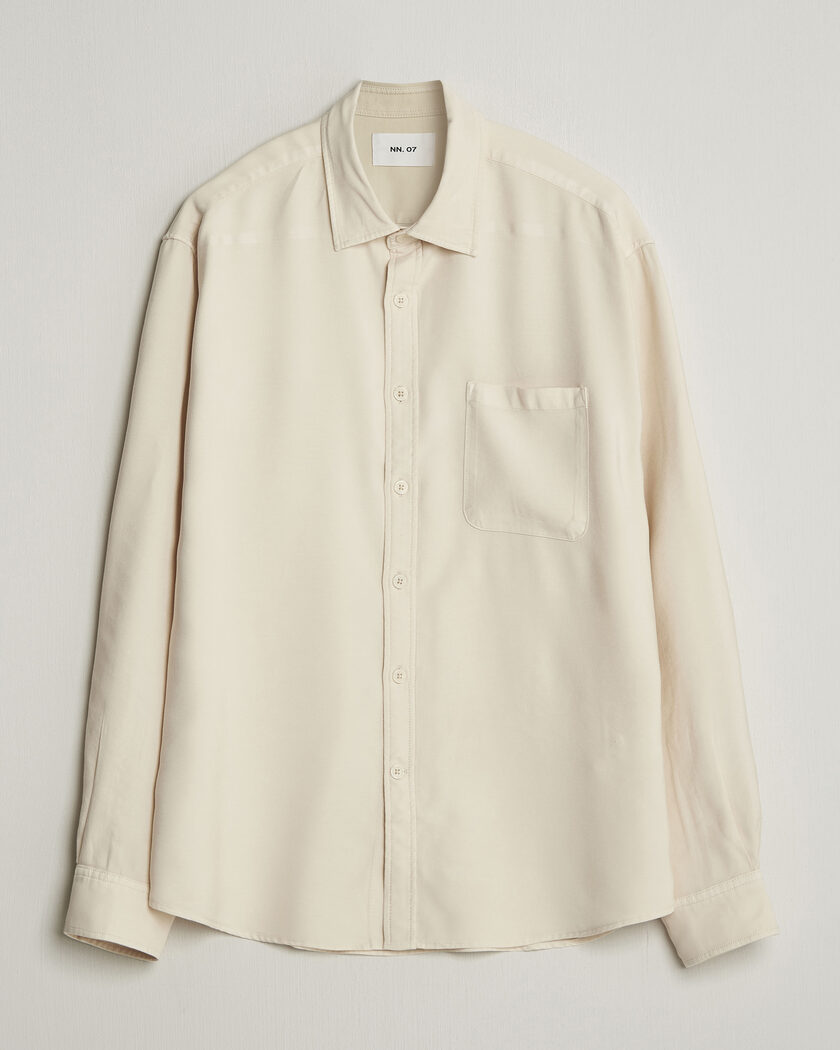 NN07 Deon Tencel Shirt Ivory – Beige