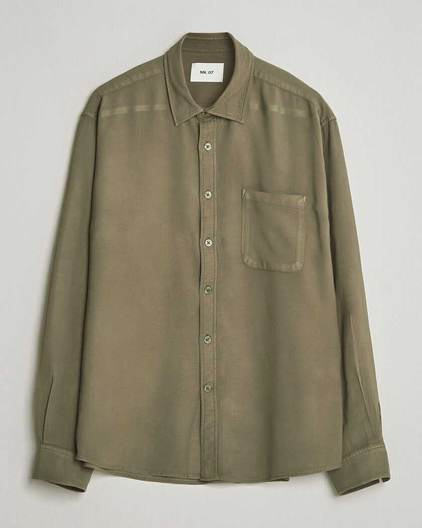 【オリーブ（37）】Crys Tencel LS Shirt Klättermusen Syn LS Shirt M's | Green Lake | Klättermusen