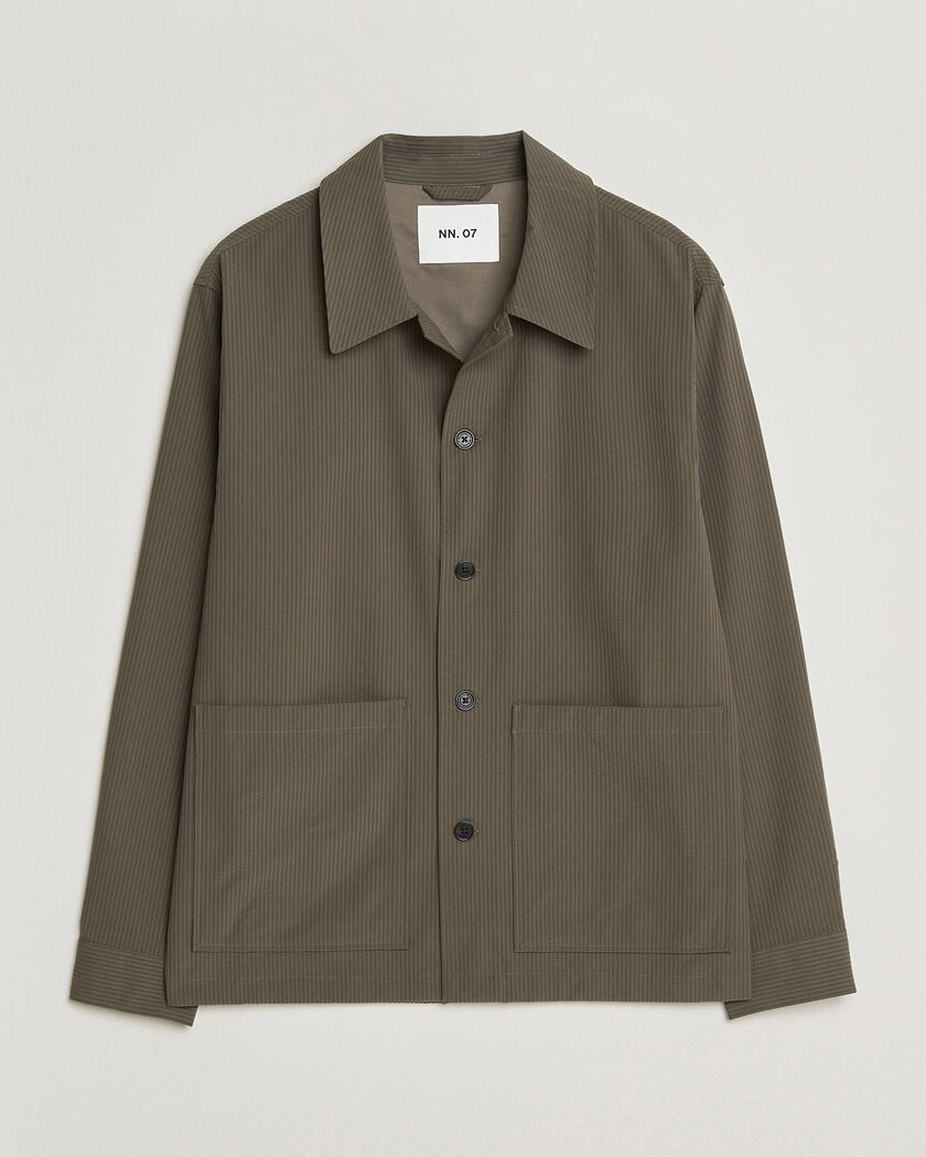 C.P. Company Cotton Rip Stop Overshirt Green at CareOfCarl.com
