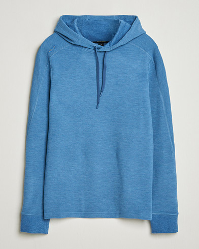 RLX Ralph Lauren Tech Waffle Hoodie Fog Blue Heather – Blue