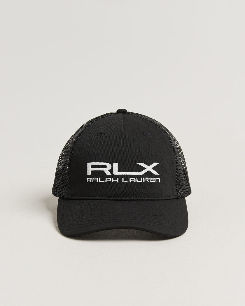 RLX Ralph Lauren Trucker Golf Cap Black at CareOfCarl.com