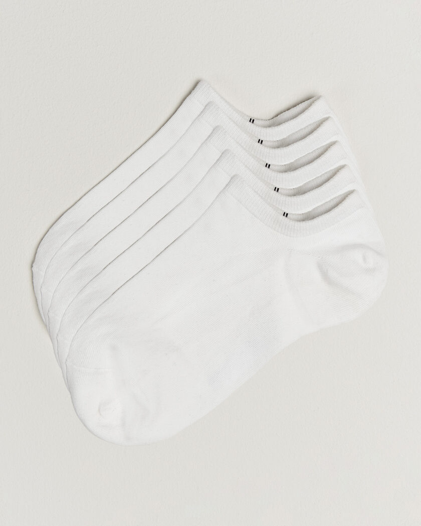 Bread & Boxers 5-Pack Ankle Sock White – White