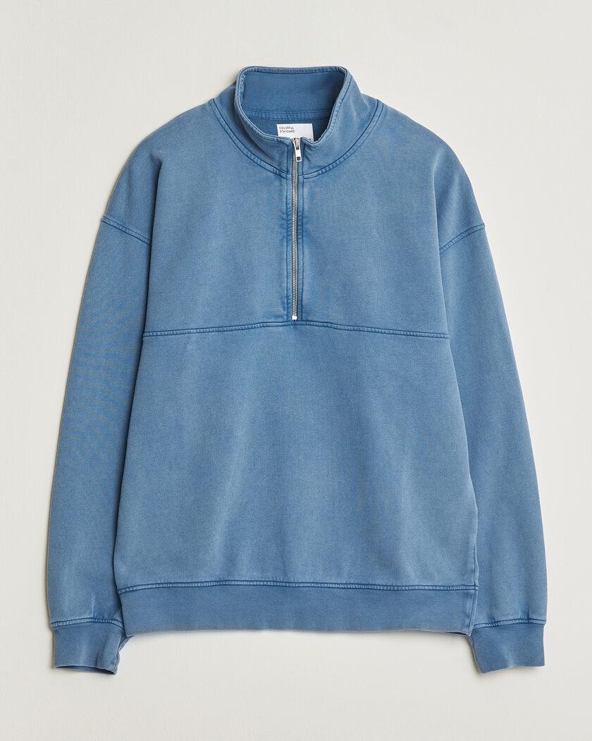Colorful Standard Classic Organic Half-Zip Lava Grey at CareOfCarl.com Colorful Standard Classic Organic Half-Zip Lava Grey at CareOfCarl.com