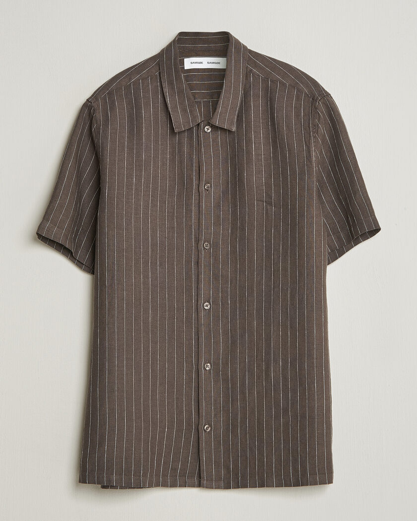 NN07 Julio Linen Resort Shirt Oat at CareOfCarl.com