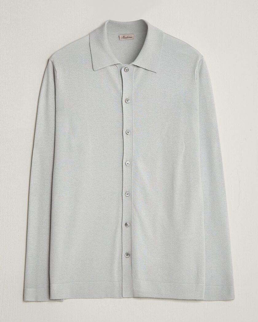 John Smedley Petworth Extra Fine Merino Cardigan Charcoal at