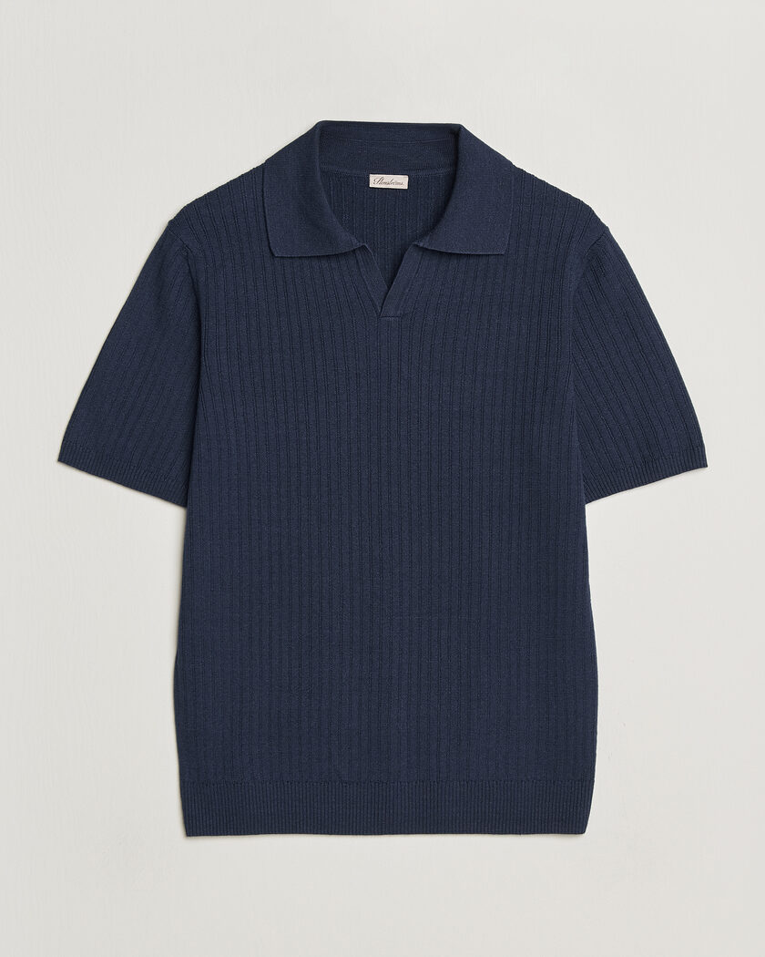 JOHN SMEDLEY STANDARD FIT ADRIAN ネイビー John Smedley Adrian Slim Fit Sea Island Polo Navy at CareOfCarl.com