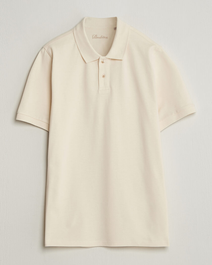 Stenströms Linen Polo Shirt Beige at CareOfCarl.com