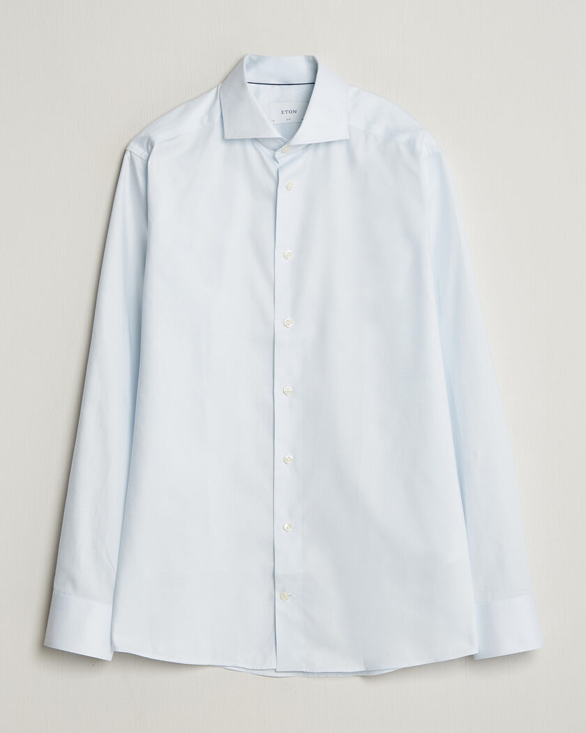 Eton Slim Fit Signature Oxford Shirt Light Blue – Blue