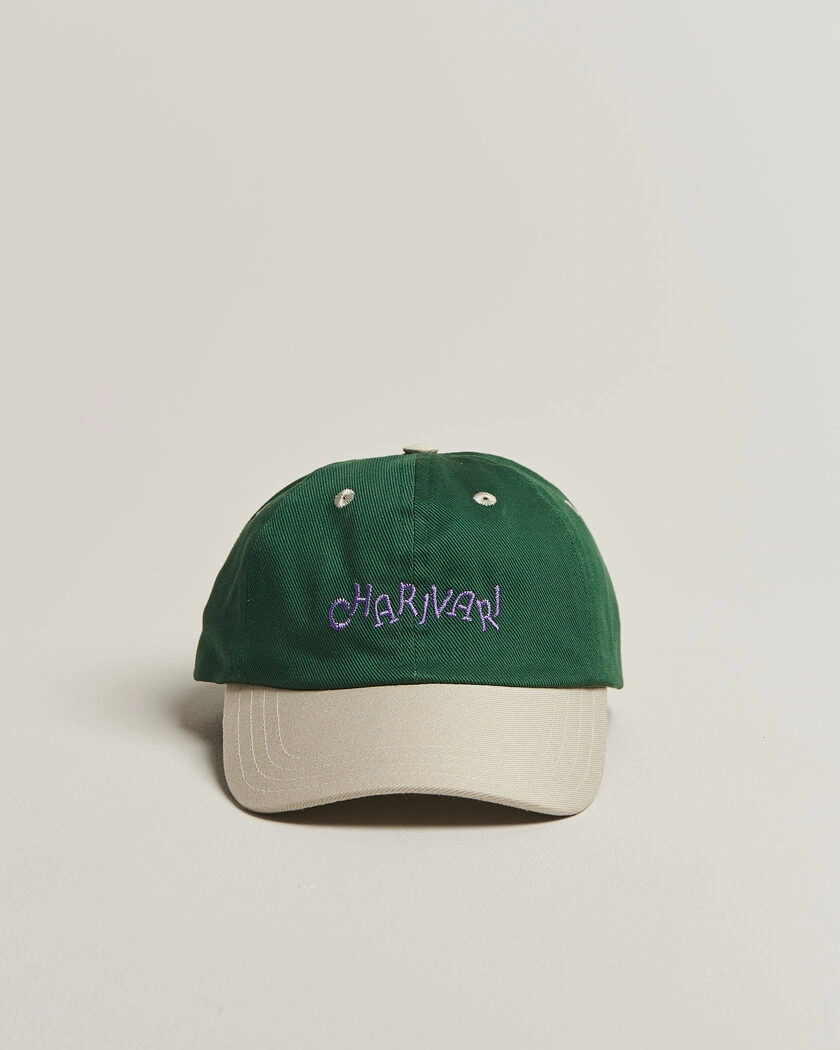 Drake's Charivari Twill Baseball Cap Green/Ecru – Green