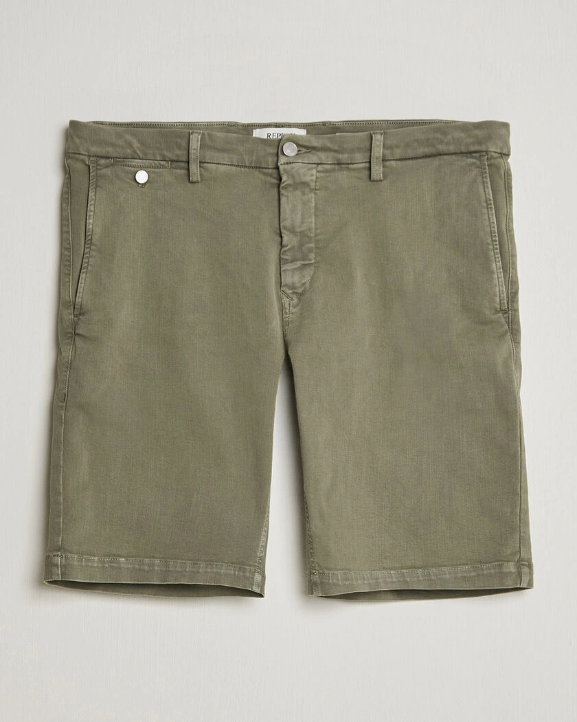 Replay Benni Hyperflex Shorts Military Green – Green