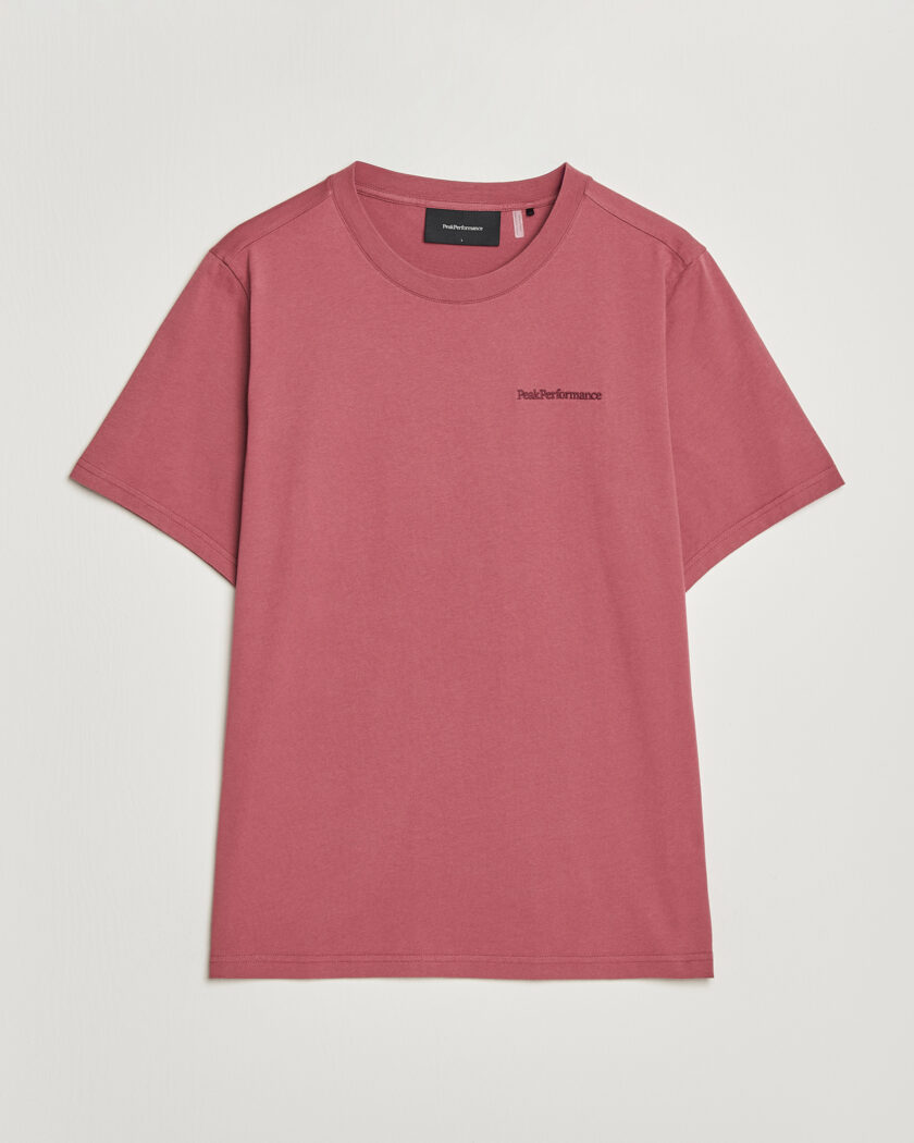 Peak Performance Original Crew Neck T-Shirt Wild Rouge – Red