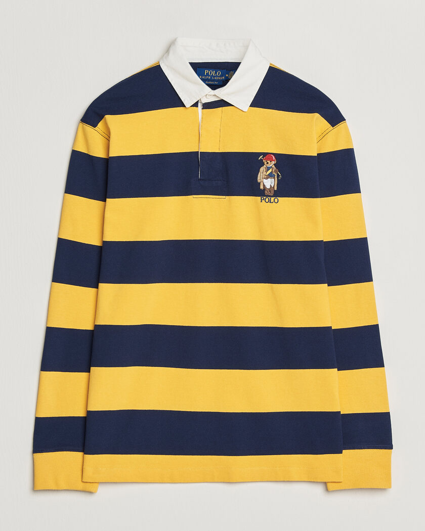 Polo Ralph Lauren Jersey Striped Rugger Newport Navy/Gold – Multi-colour