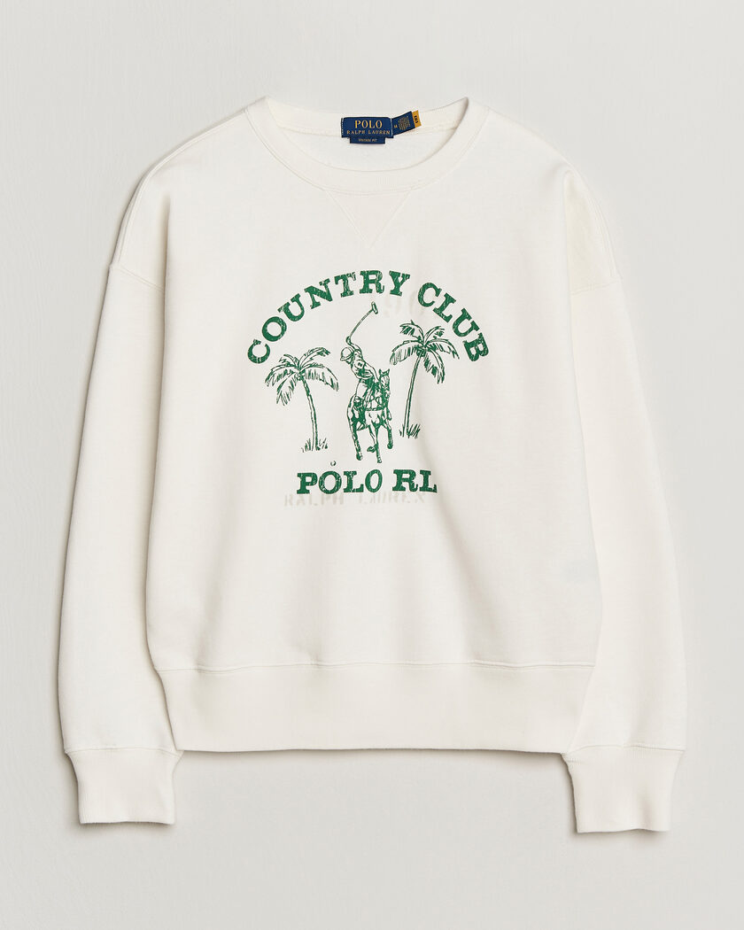 BEAMS PLUS Japanese Crewneck Sweatshirt Off White at CareOfCarl.com